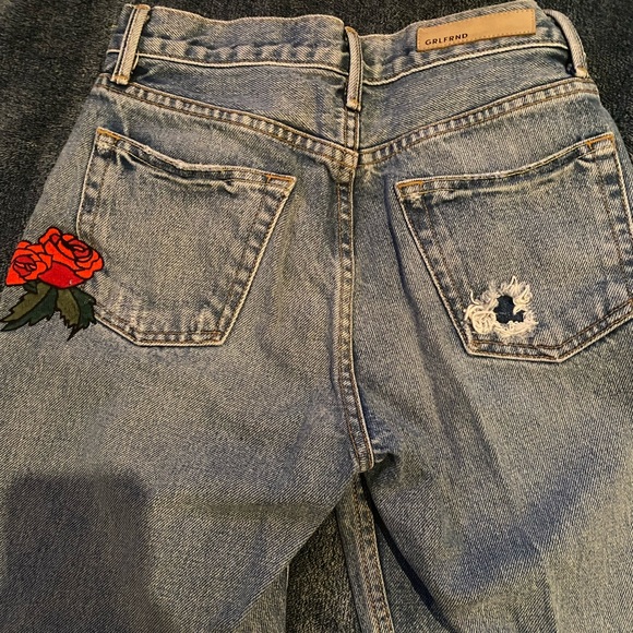 GRLFRND x Revolve Helena High Rise Straight Jean - Picture 12 of 12